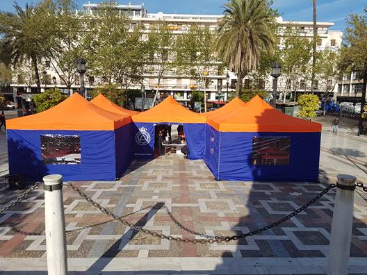 Carpas plegables · Protección Civil