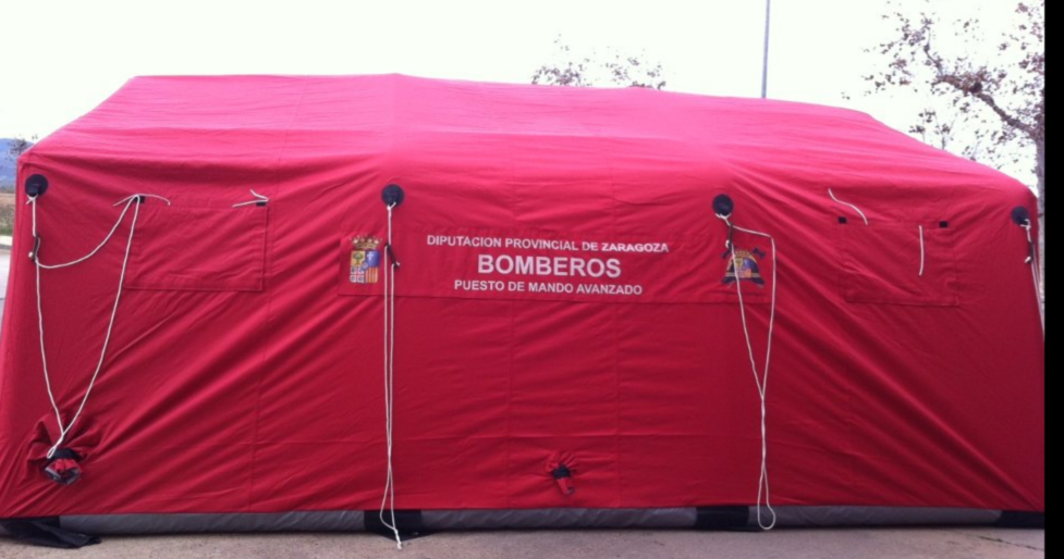 Bomberos Zaragoza · Puesto de mando avanzado
