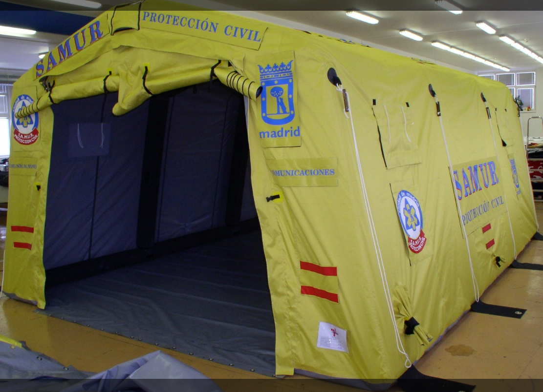 Carpa de comunicaciones · SAMUR