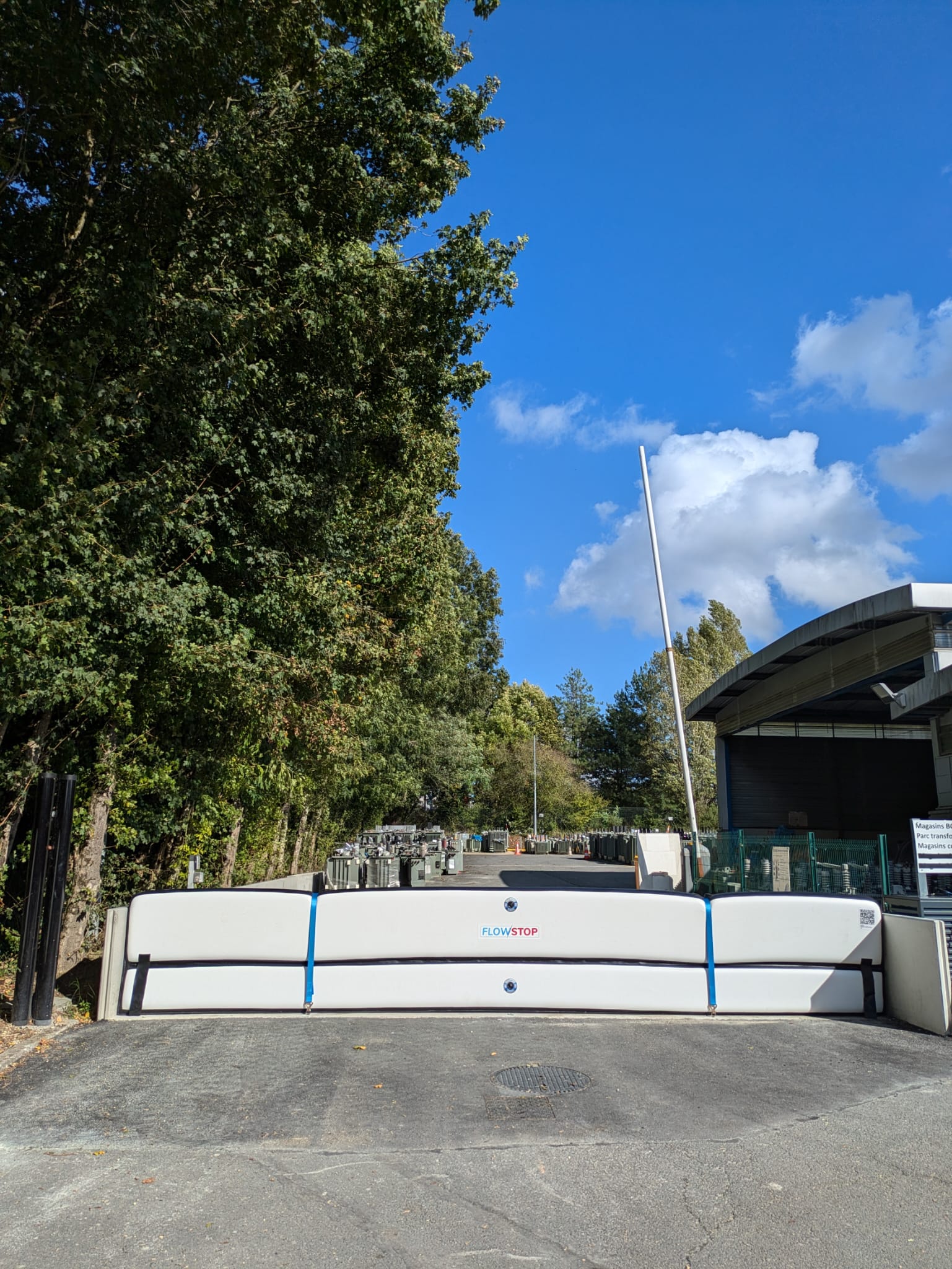 FlowStop: protección de un acceso exterior.