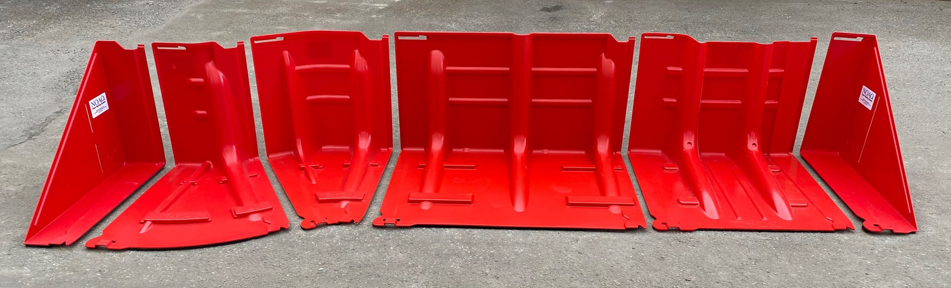 Módulos rectos, esquinas y piezas de cierre de NOAQ Boxwall.